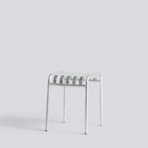 Sgabello contemporaneo - PALISSADE - Hay a/s - in acciaio galvanizzato / da esterno / di Ronan & Erwan Bouroullec