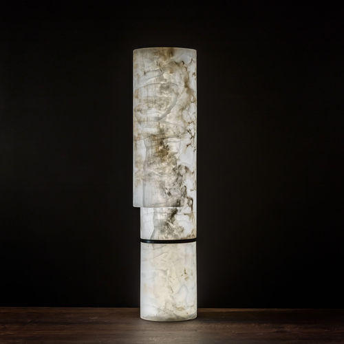 Lampada da tavolo - TEST-ONE - Henge - in pietra / contemporanea / con cavo
