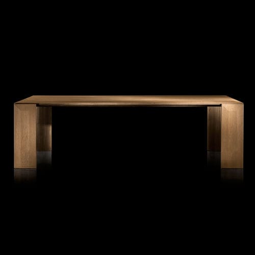 Tavolo contemporaneo - LY - Henge - in metallo / in pietra / in legno massiccio