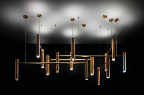 Lampada a sospensione - TUBULAR - Henge - in ottone / contemporanea / con cavo