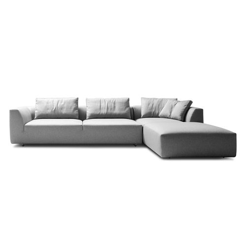 Divano modulare - BE_LOOK - i4 MARIANI - contemporaneo / in tessuto / in pelle