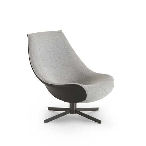 Chauffeuse contemporanea - OYSTER - i4 MARIANI - in tessuto / in pelle / in poliuretano