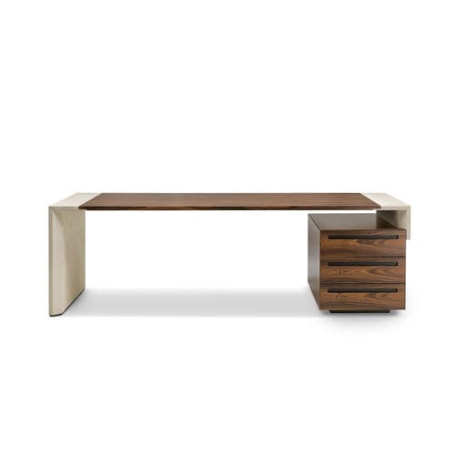 Scrivania direzionale - CROSSING - i4 MARIANI - da terra / contemporanea / impiallacciata in legno