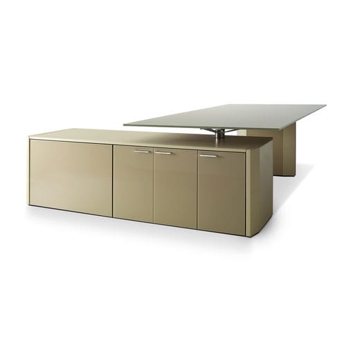 Scrivania direzionale - DE SYMETRIA - i4 MARIANI - da terra / contemporanea / impiallacciata in legno