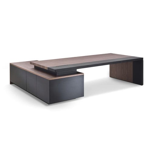 Scrivania direzionale - KEFA - i4 MARIANI - da terra / contemporanea / impiallacciata in legno