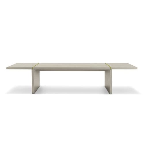 Tavolo da riunione contemporaneo - BLADE - i4 MARIANI - impiallacciato in legno / in melaminico / in pelle