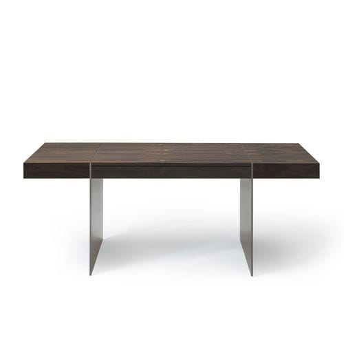 Scrittoio contemporaneo - MILANO - i4 MARIANI - in legno laccato / impiallacciato in legno / in pelle