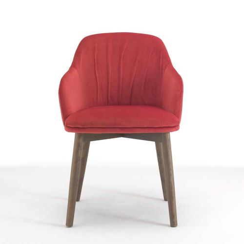 Sedia contemporanea - MANHATTAN - I.T.F. DESIGN SRL - da interno / in velluto / in legno massiccio
