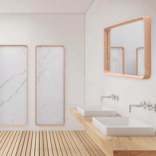 Specchio a muro - BRAVE - I.T.F. DESIGN SRL - per hotel / per camera d'hotel / per uso contract