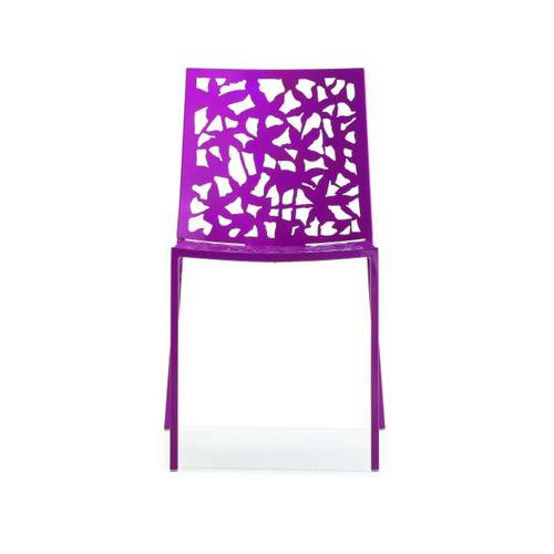 Sedia da pranzo contemporanea - PAPEETE - I.T.F. DESIGN SRL - da interno / in metallo laccato / impilabile
