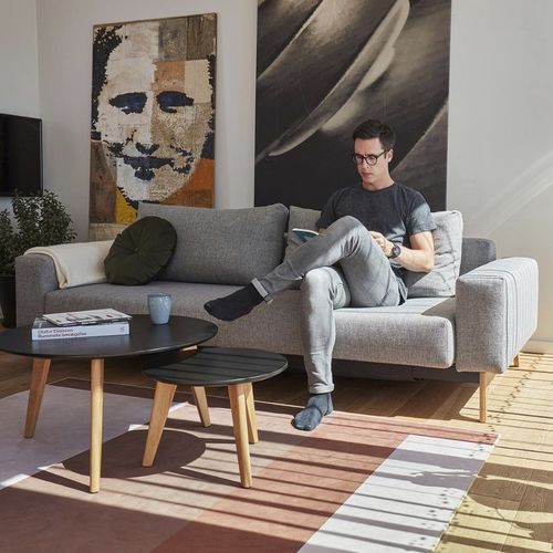 Divano letto - IDUN - Innovation Randers a/s - contemporaneo / in tessuto / in pelle