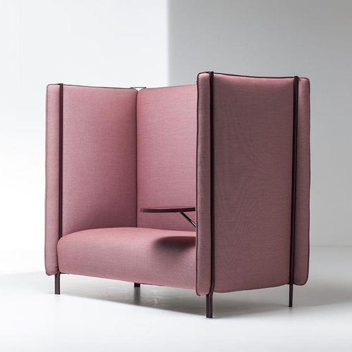 Divano contemporaneo - PINCH - La Cividina - in tessuto / in pelle / con schienale alto
