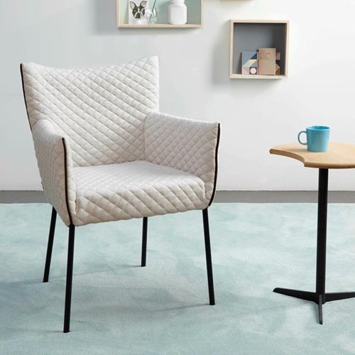 Sedia contemporanea - MALI - Label Produkties bv - in tessuto / in pelle / per uso residenziale