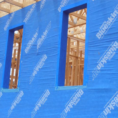 Membrana impermeabilizzante di protezione - BLUESKIN® WB - Mitten Vinyl (Aust) Pty Ltd - per facciate / per porta / per finestra