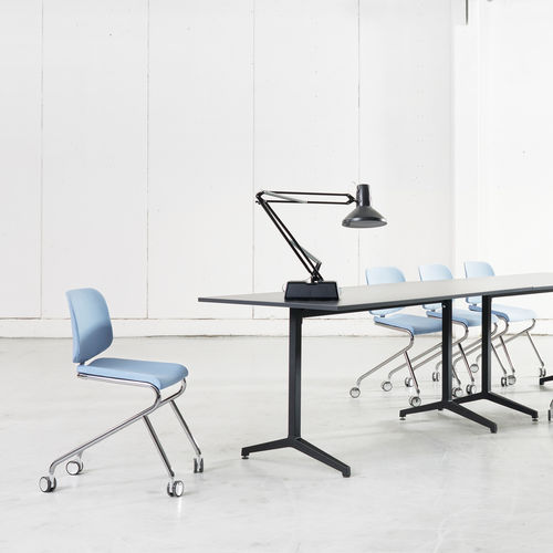 Sedia da ufficio contemporanea - ADD MOVE - Lammhults Möbel AB - da interno / in tessuto / in pelle