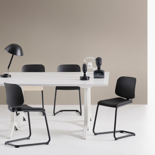 Sedia contemporanea - ADD - Lammhults Möbel AB - da interno / in tessuto / in pelle