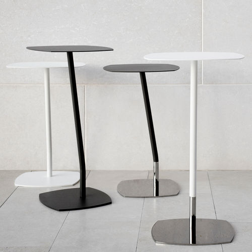 Tavolo d'appoggio contemporaneo - ADD - Lammhults Möbel AB - in acciaio / in acciaio con rivestimento a polvere / con supporto in acciaio cromato