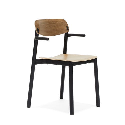 Sedia design scandinavo - PENNE - Lammhults Möbel AB - da interno / in rovere / in noce