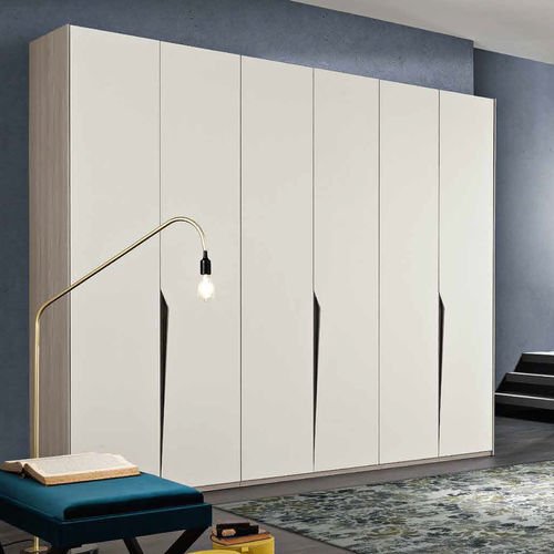 Armadio contemporaneo - GRACE2 - M.C.S. - in legno laccato / con ante battenti