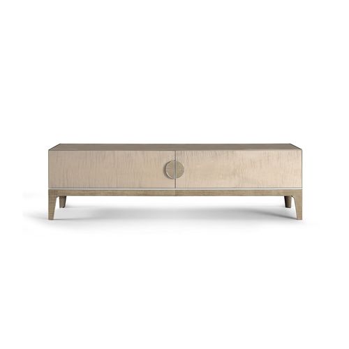 Mobile porta TV contemporaneo - MPLACE - Malerba - lowboard / in legno / in pelle