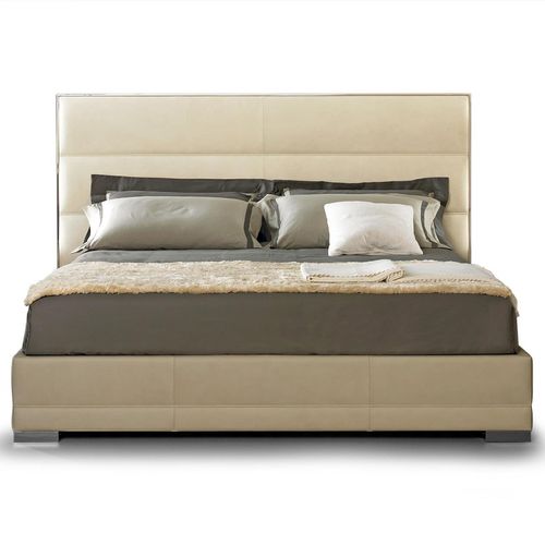 Letto matrimoniale - MPLACE - Malerba - contemporaneo / imbottito / con testiera