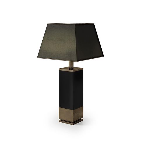 Lampada da tavolo - BE ONE - Malerba - in metallo / in tessuto / contemporanea