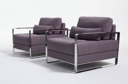 Poltrona contemporanea - VOGUE 1012 - Marinelli - in metallo / a slitta