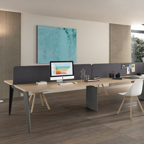 Scrivania per open space - PIGRECO - Martex - contemporanea / in legno / in melaminico