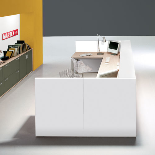Banco reception d'angolo - SHELTER - Martex - in laminato