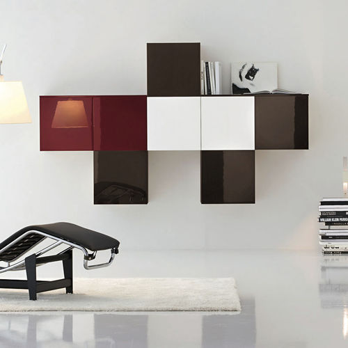 Libreria modulare - Martex - a muro / contemporanea / contract