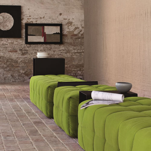 Pouf contemporaneo - INATTESA - Martex - in tessuto / quadrato / contract