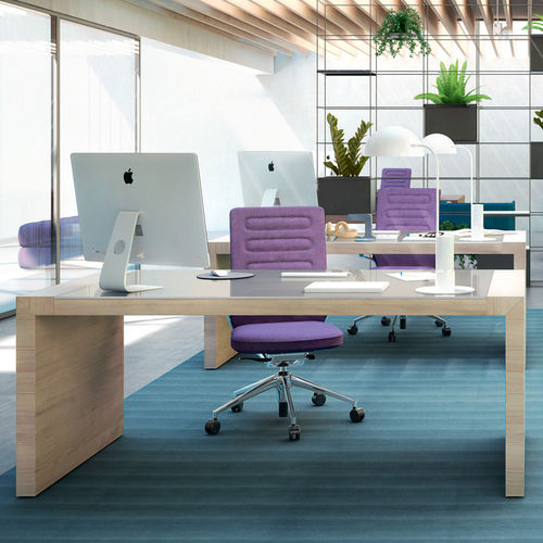 Scrivania direzionale - KYOLIGHT - Martex - contemporanea / in legno / in vetro temprato