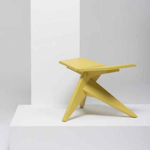 Sgabello design originale - MEDICI  - Mattiazzi - in frassino / in noce / con supporto in legno