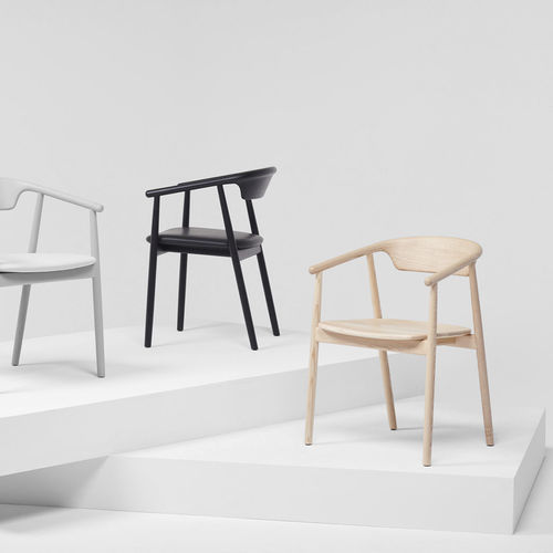 Sedia contemporanea - LEVA - Mattiazzi - da interno / in tessuto / in pelle