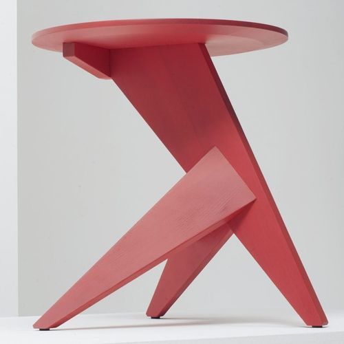 Tavolo d'appoggio design originale - MEDICI  - Mattiazzi - in frassino / in noce americano / con supporto in legno