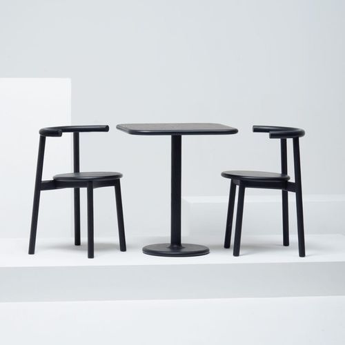 Tavolo da bistrot contemporaneo - SOLO - Mattiazzi - in rovere / in frassino / con supporto in legno
