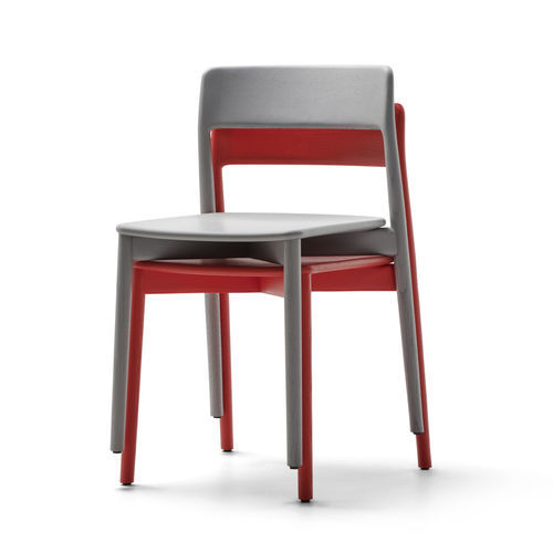 Sedia contemporanea - SETA - Mattiazzi - da interno / in tessuto / in frassino