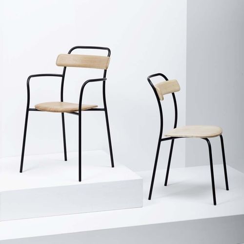 Sedia contemporanea - FORCINA  - Mattiazzi - da esterno / da interno / in rovere