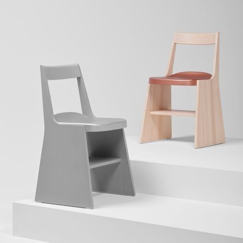 Sedia contemporanea - FRONDA  - Mattiazzi - da interno / in tessuto / in pino