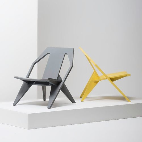 Poltrona contemporanea - MEDICI  - Mattiazzi - in frassino / in frassino / grigia