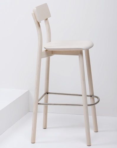 Sedia alta contemporanea - CHIARO - Mattiazzi - da interno / in rovere / in frassino