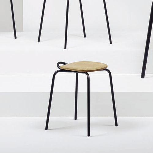 Sgabello contemporaneo - FORCINA  - Mattiazzi - in rovere / in frassino / con supporto in metallo