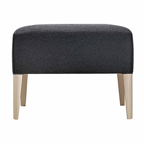 Pouf contemporaneo - PUNTO 229 - et al. - in tessuto / in legno / rettangolare