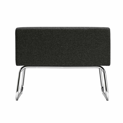 Pouf contemporaneo - ABACO+ 815 - et al. - in tessuto / in acciaio / rettangolare