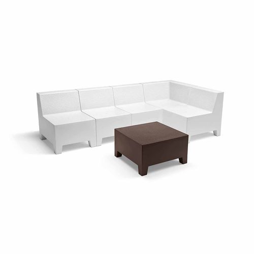 Divano modulare - PLAYA 203 - et al. - contemporaneo / bianco / in polietilene