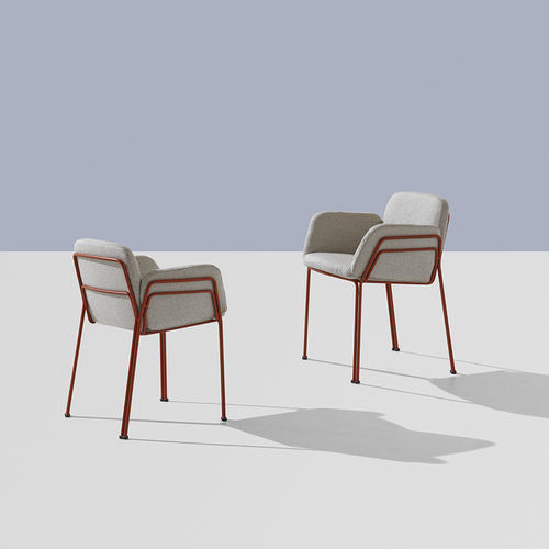 Sedia contemporanea - Ari 1321 - et al. - da interno / in tessuto / con supporto in acciaio