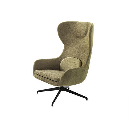 Poltrona contemporanea - Myra 683  - et al. - in tessuto / in alluminio / bergère
