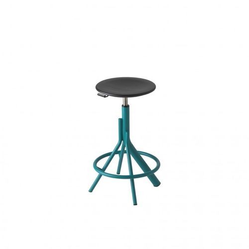 Sgabello da bar contemporaneo - Main 1120  - et al. - in frassino / con supporto in acciaio / con 4 gambe