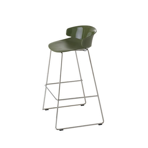Sedia alta contemporanea - Classy 1085 - et al. - da interno / in polipropilene / con supporto in acciaio