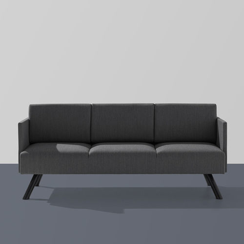 Divano contemporaneo - Nomad 824 - et al. - in tessuto / con braccioli / grigio